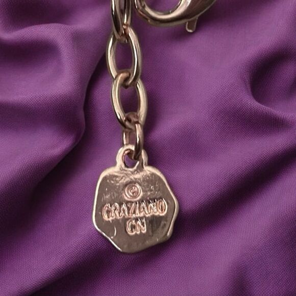 RJ Graziano “Pretty Pretty” White and Clear Beaded Rose GoldTone Bracelet - Picture 3 of 5